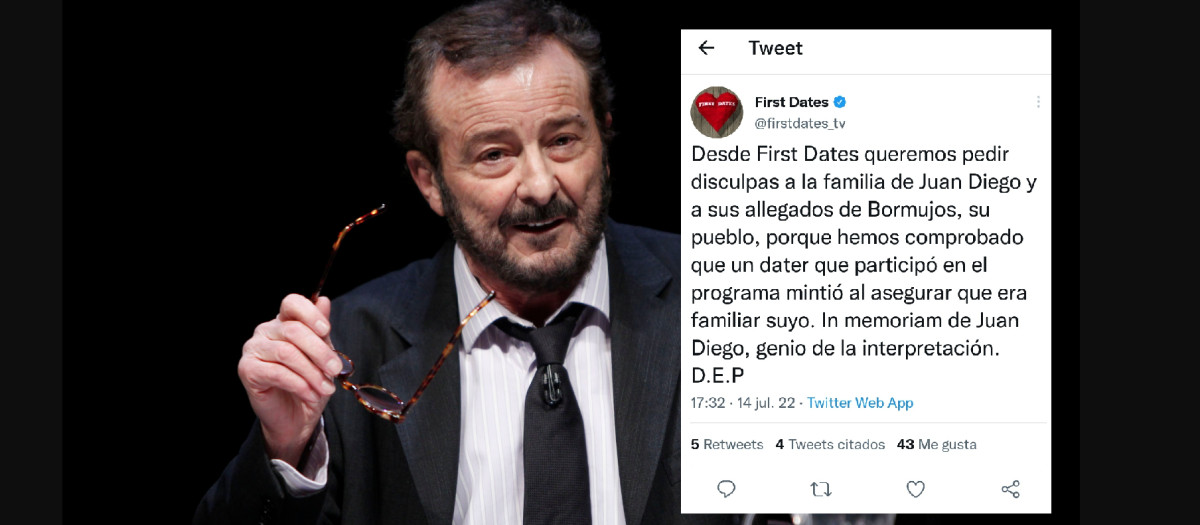 Un soltero con afán de protagonismo aseguró ser primo del actor, recientemente fallecido