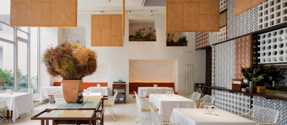 Interior del restaurante Disfrutar, en Barcelona