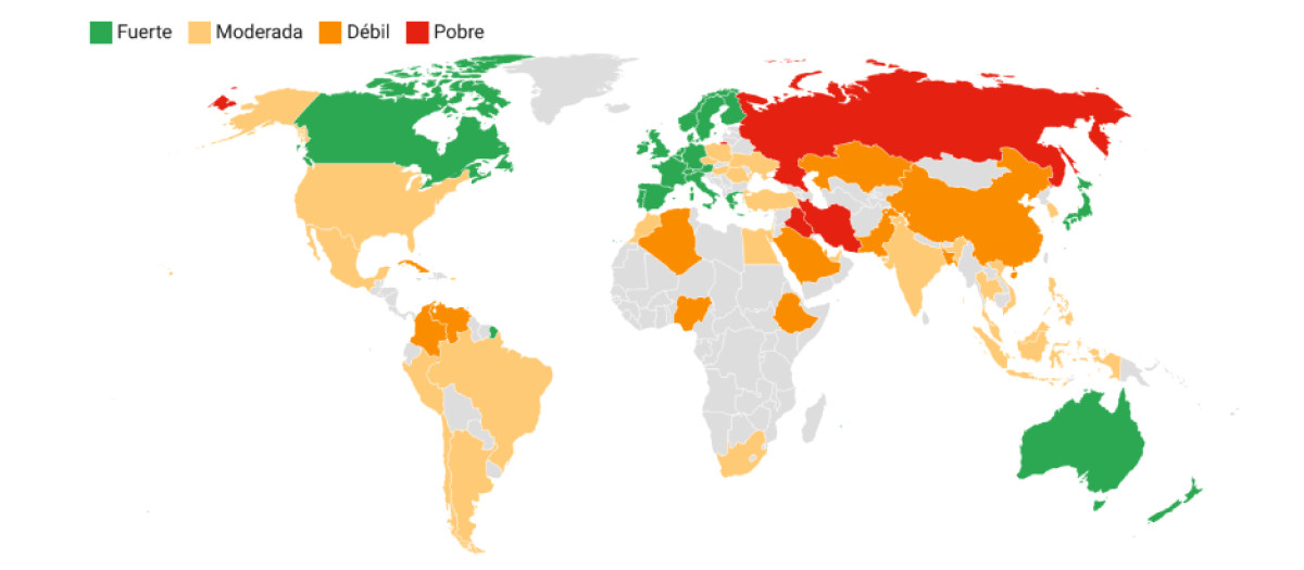 Canadá, Suiza y Finlandia son los países con mejor reputación del mundo este 2022, según el ranking de Reputation Lab