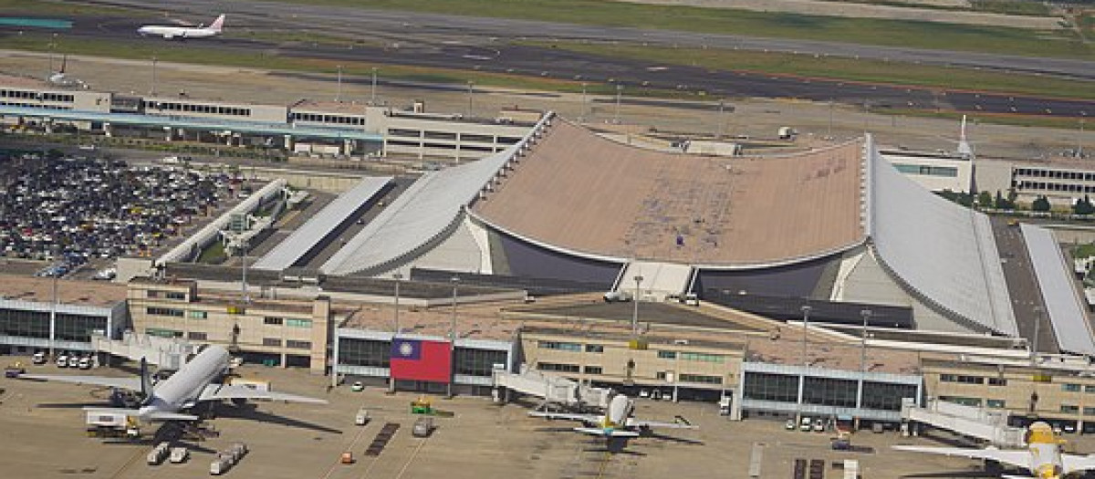 El aeropuerto internacional Taoyuan, cerca de la capital de Taiwán, Taipéi