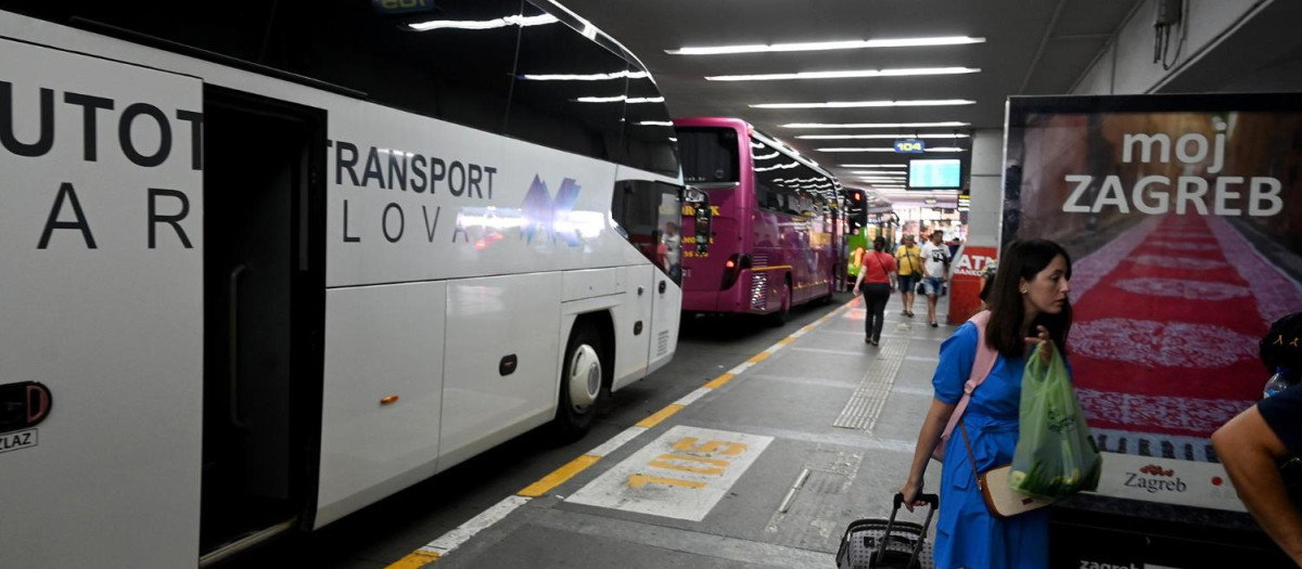 Imagen de archivo de una estación de autobuses