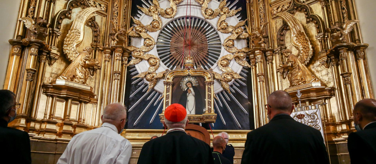 Cuadro de la Virgen de la Paloma en la Iglesia de la Paloma