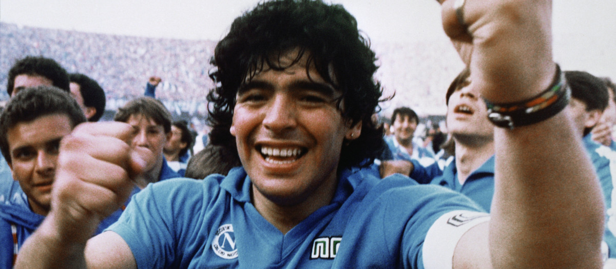 Diego Armando Maradona, jugador con una zurda prodigiosa