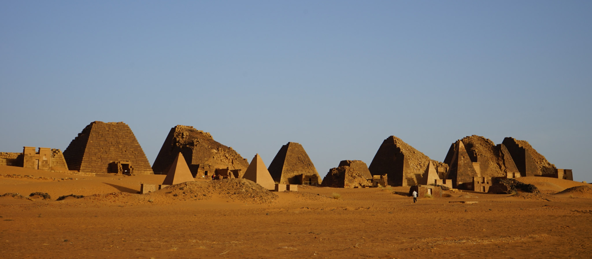 Las pirámides nubias en Sudán