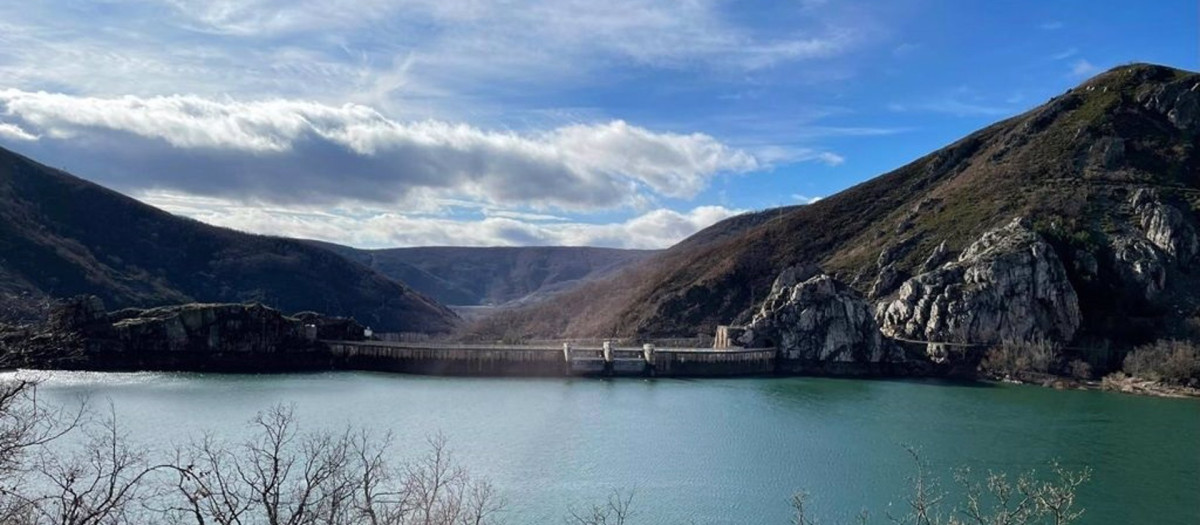 Uno de los embalses de la Cuenca del Duero