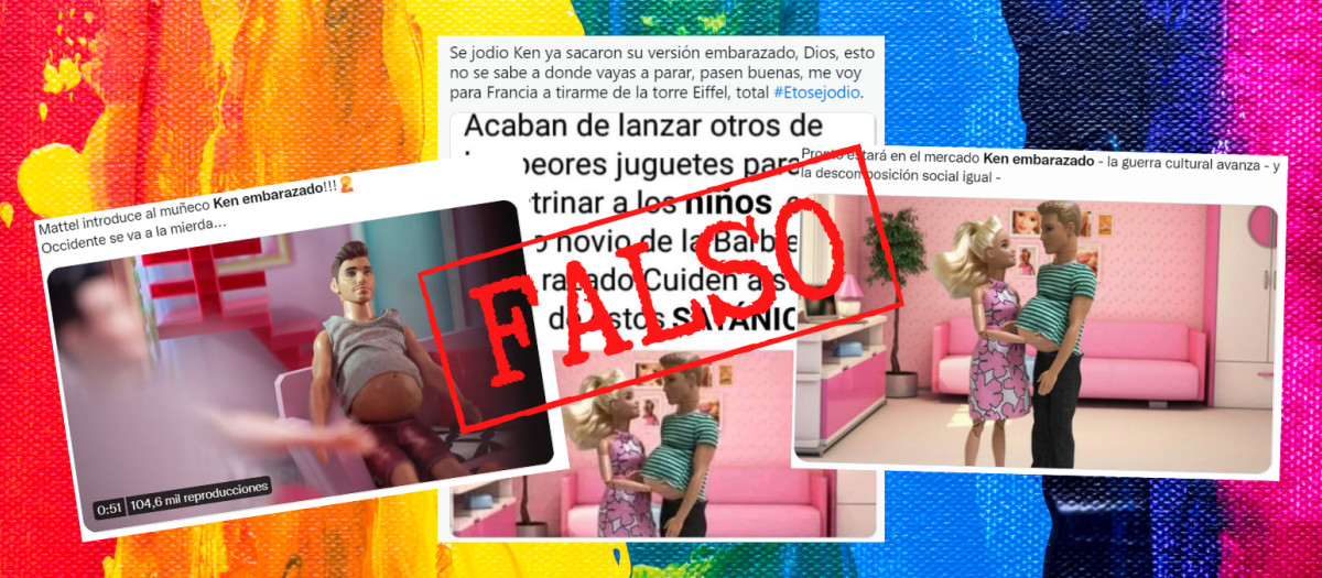 Una de las comprobaciones de Infoveritas desmintiendo un bulo sobre el famoso novio de Barbie