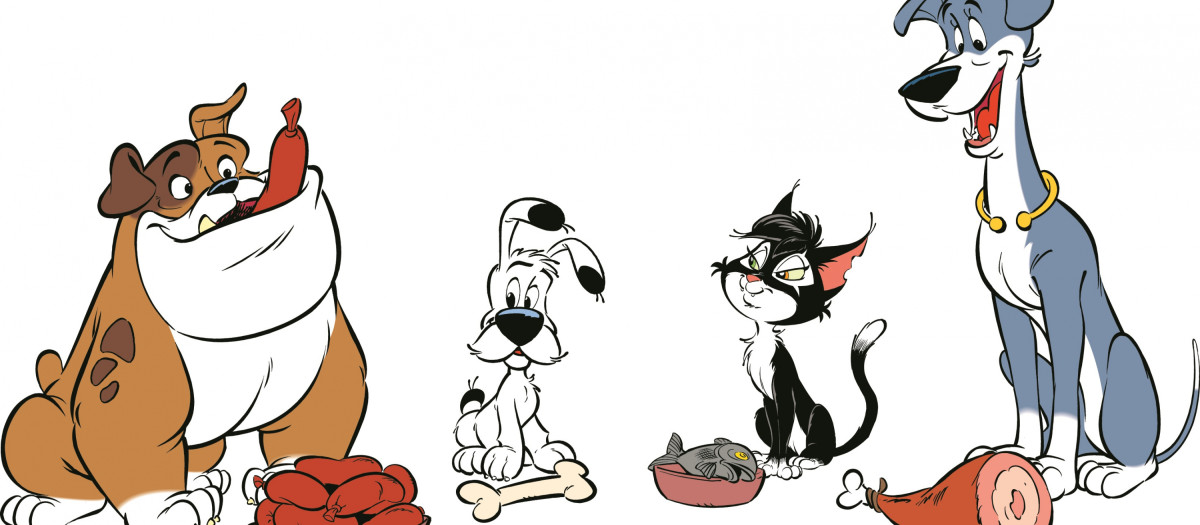 Ideafix es el perro de Astérix y Obélix en los cómics de Goscinni y Uderzo