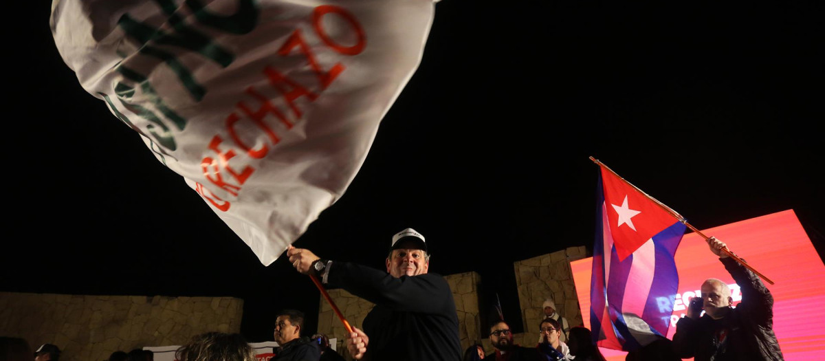 Cierre de campaña del Rechazo al plebiscito de Chile