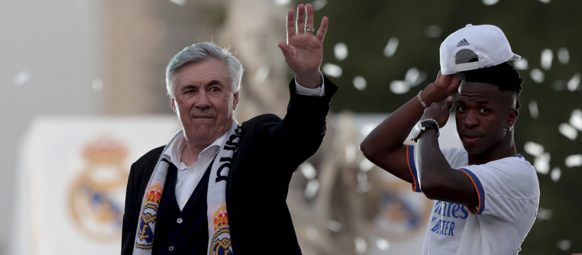 Ancelotti ha sido clave en la mejoría de Vinicius