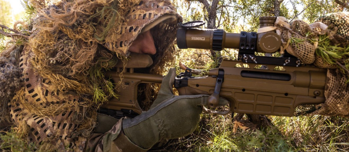 Tiradores del Ejército de Tierra y de la OTAN se instruyeron durante el ejercicio 'Desert Sniper' en Chinchilla (Albacete)