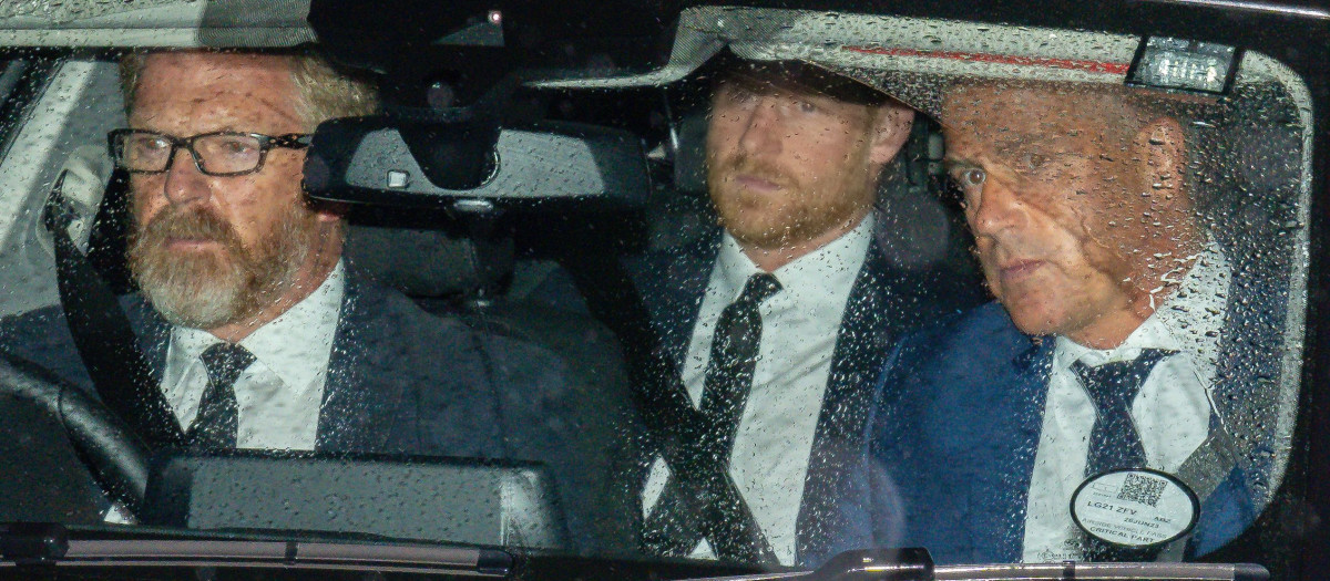 Prince Harry arrives at Balmoral for the occasion of the death of Queen Elizabeth II  , Scotland, UK - 08 Sep 2022