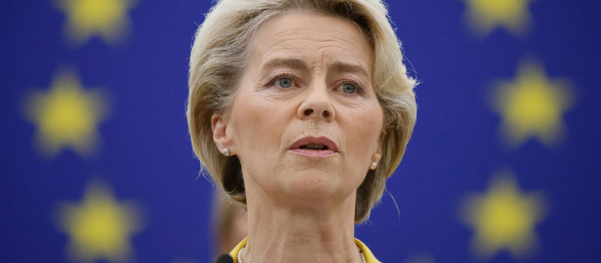 La presidenta de la Comisión Europea, Ursula von der Leyen