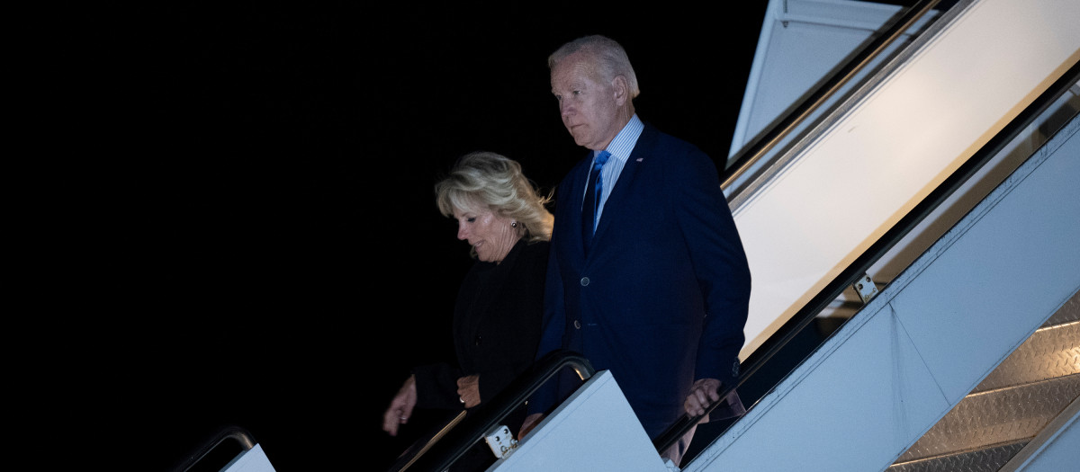 El presidente de EE.UU., Joe Biden, llega a Londres para participar en el funeral de la Reina Isabel II