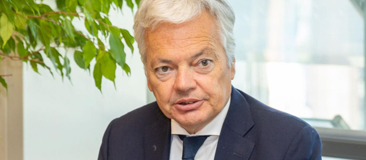 Didier Reynders, comisario de Justicia de la Unión Europea