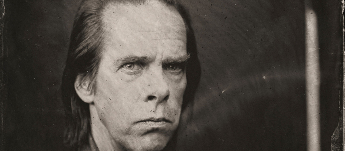 El cantante Nick Cave, en un ferrotipo