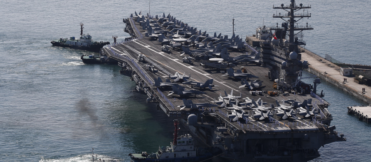 El portaaviones USS Ronald Reagan