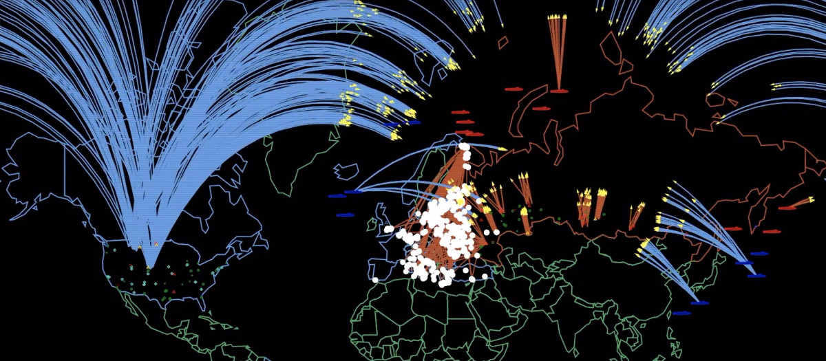 Así sería una guerra nuclear entre Rusia y la OTAN