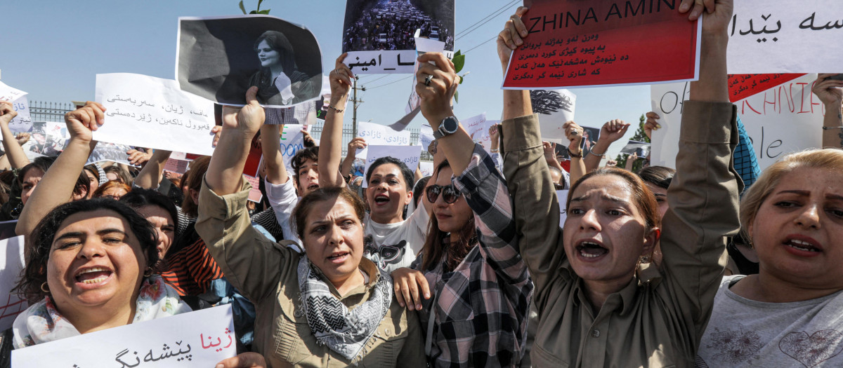 manifestación mujeres irán