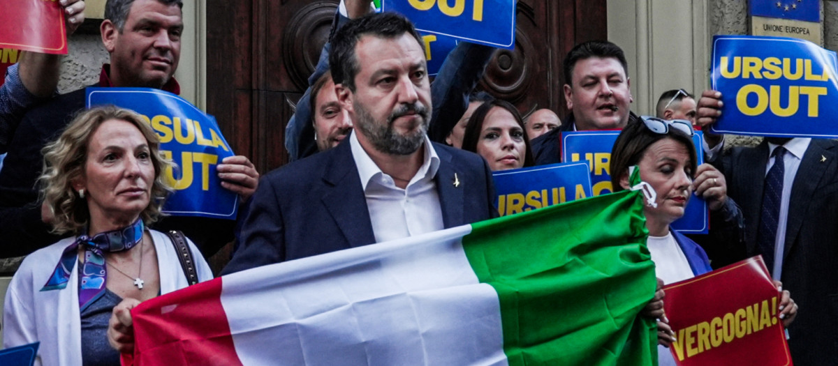 Salvini Parlamento Europeo Roma