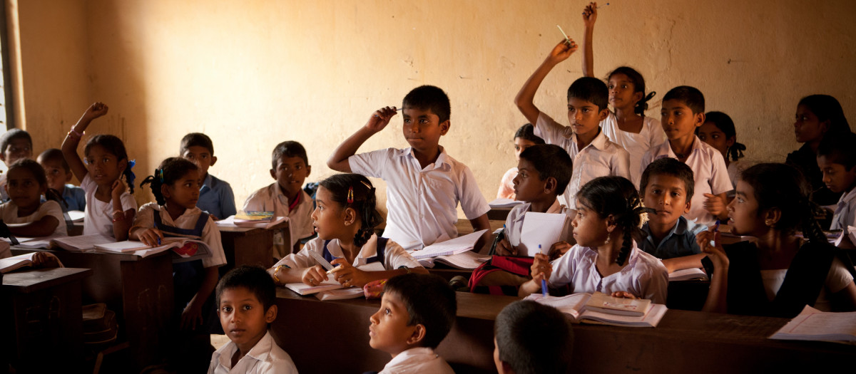 Colegio en India