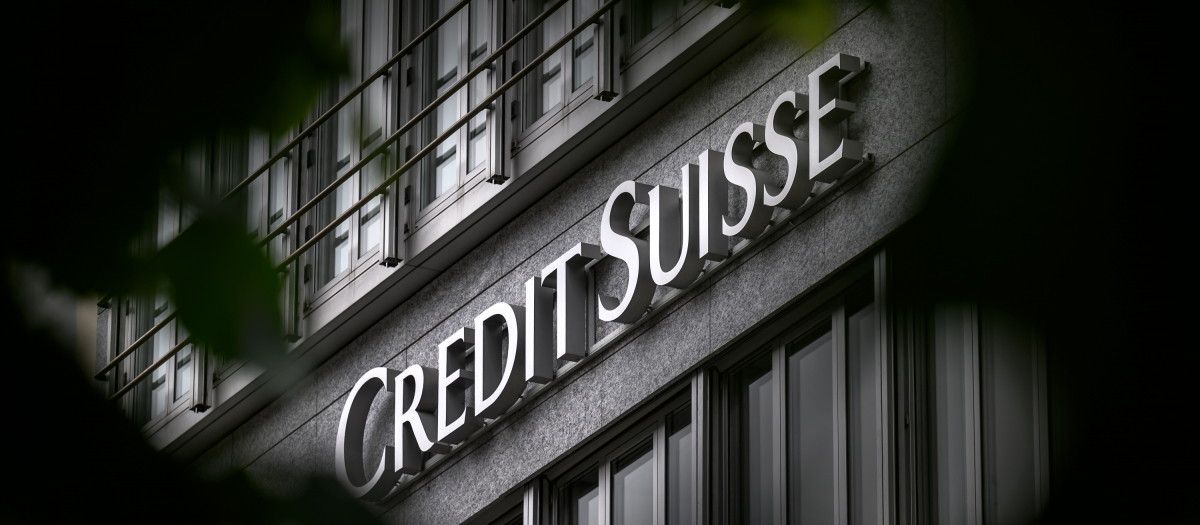 Fachada de la sede de Credit Suisse, en Zúrich, Suiza