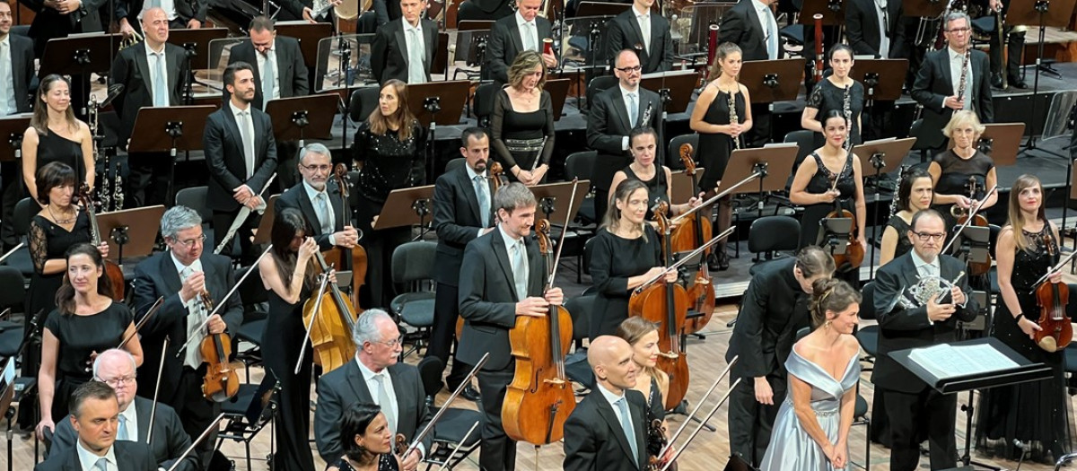 Foto del estreno de la temporada de la Ópera de RTVE