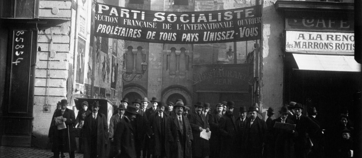 Imagen de archivo de los primeros miembros del Partido Comunista Francés