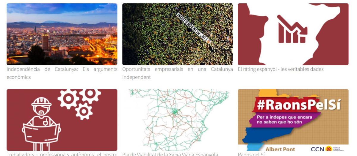 Página web a favor de la independencia clausurada por el juez