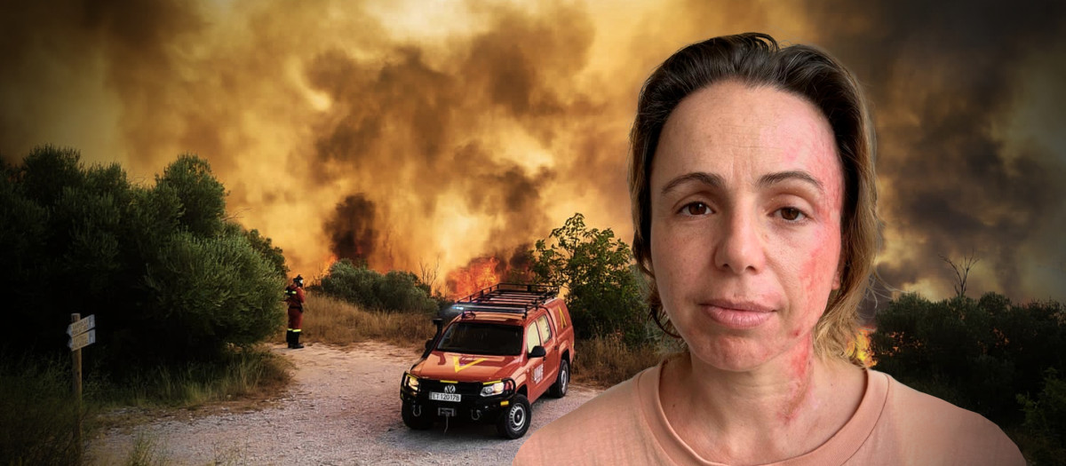 Isabe ha relatado a El Debate cómo el tren de Bejis se internó en el infierno y cómo logró salvar su vida y la de sus dos hijos