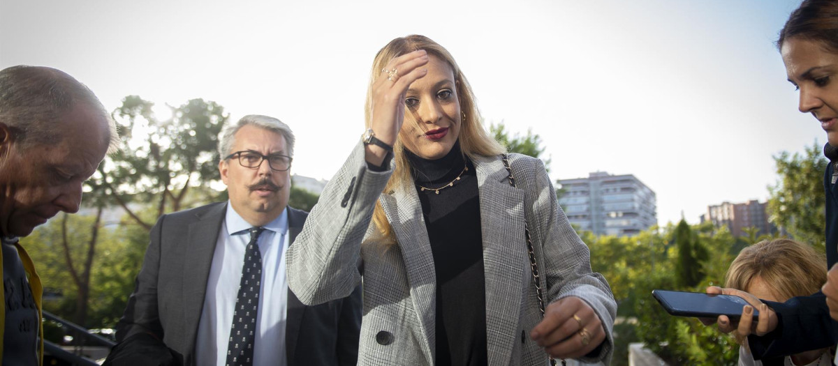 La líder del grupo neonazi Hogar Social Madrid (HSM), Melisa Domínguez. - Juan Barbosa - Europa Press