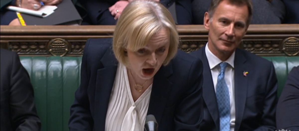 Liz Truss acalorado debate UK