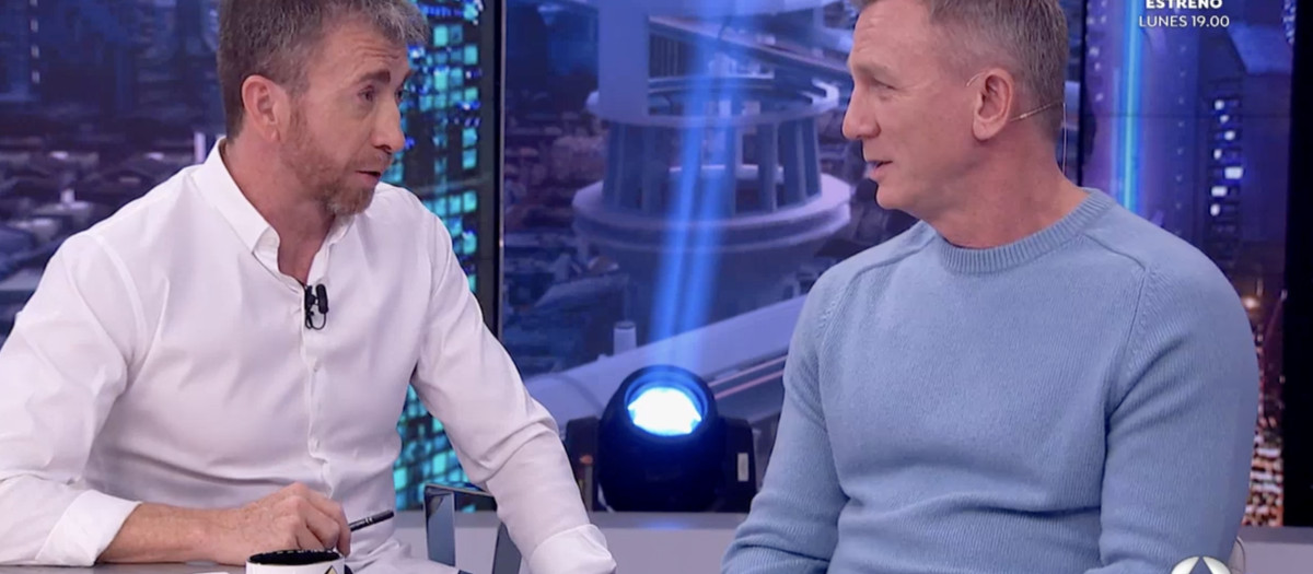 Pablo Motos y Daniel Craig, esta noche en 'El Hormiguero'