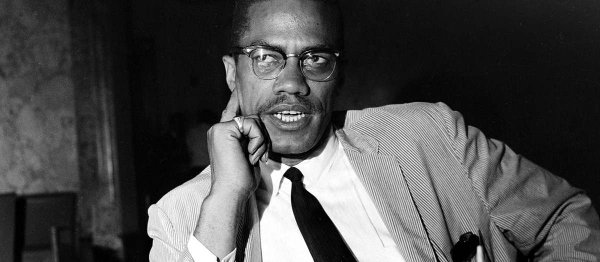 Malcolm X en una conferencia de prensa en Nueva York, el 21 de mayo de 1964