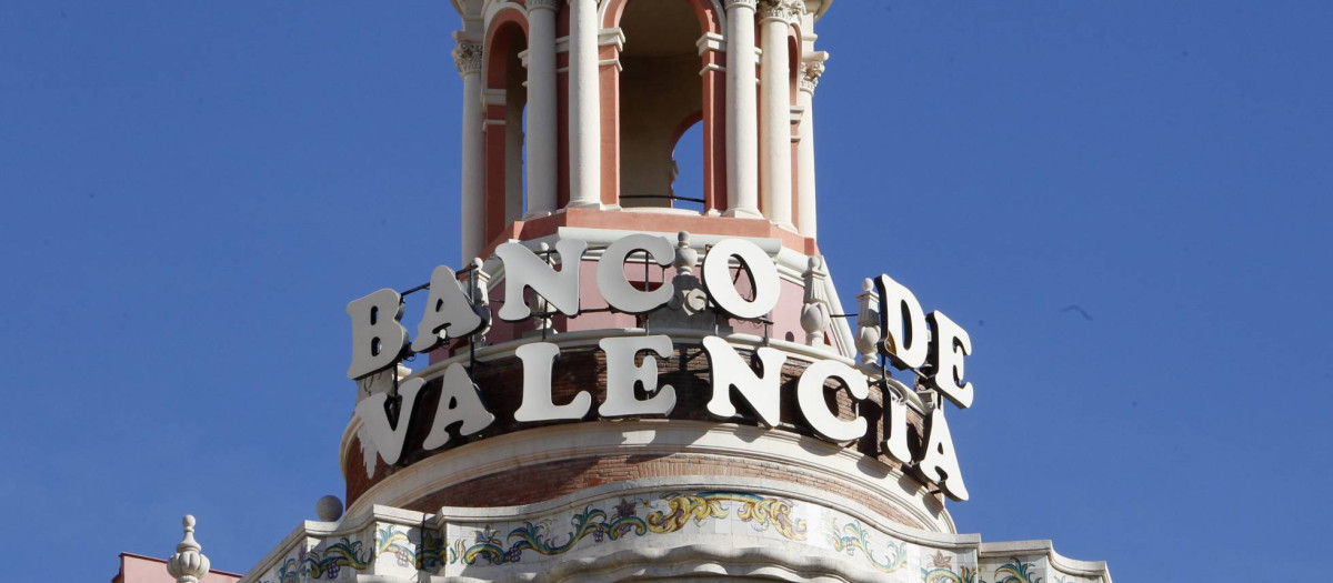 Fachada del Banco de Valencia.