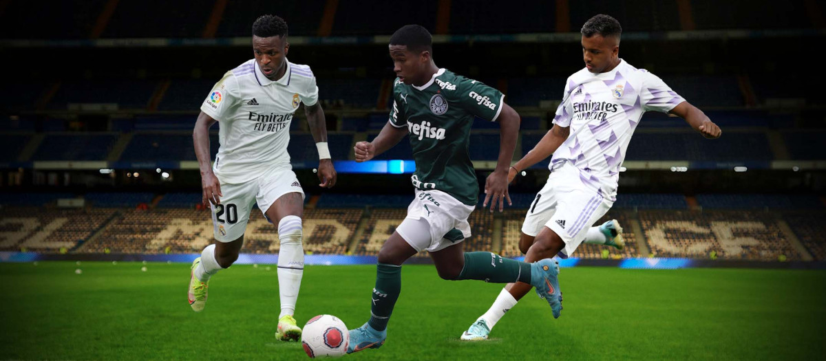 Vinicius, Rodrygo y Endrick son el presente y el futuro del Real Madrid