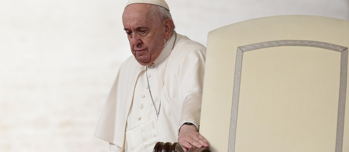 El papa Francisco en la tradicional Audiencia de los miércoles