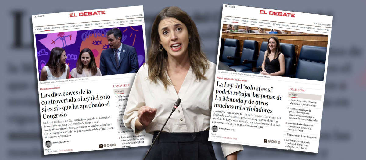 El Debate ya informó en agosto de los peligros de la ley del 'solo sí es sí'