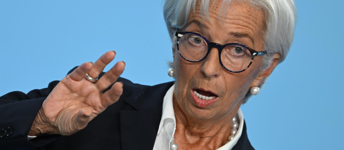 La presidenta del Banco Central Europeo, Christine Lagarde.