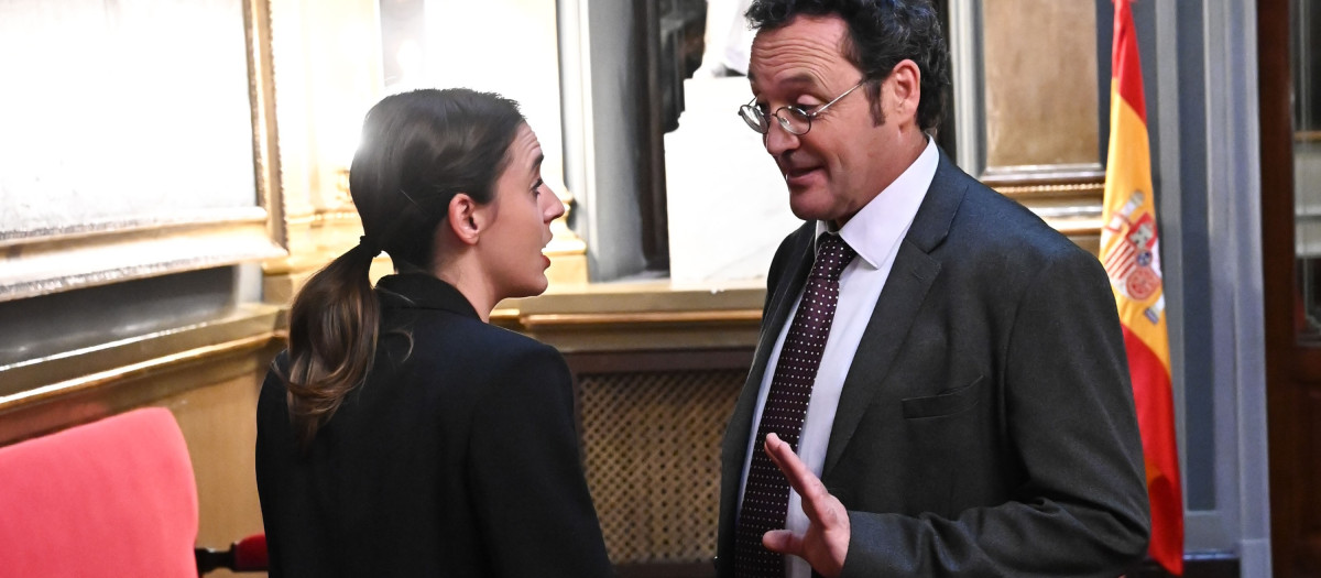 Irene Montero y el Fiscal General del Estado, Álvaro García Ortiz