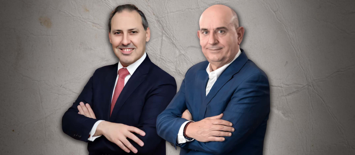 Eugenio Ribón (izquierda) y Raúl Ochoa (derecha), candidatos a decano del ICAM