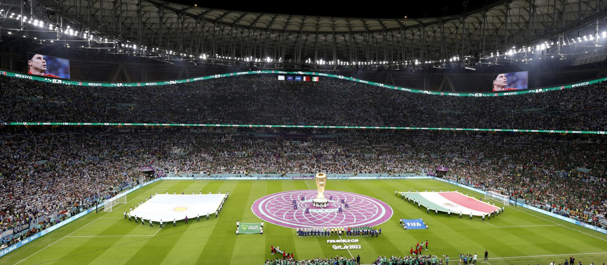 El Estadio de Lusail donde se jugó el Argentina-México y se disputará la final del Mundial