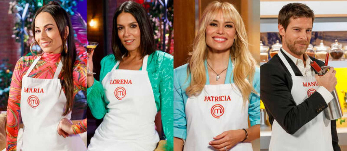 Los cuatro finalistas de 'MasterChef Celebrity'