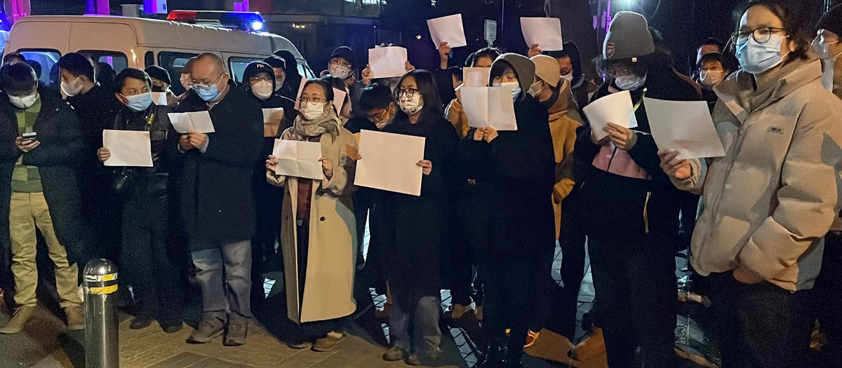 Protestas en China