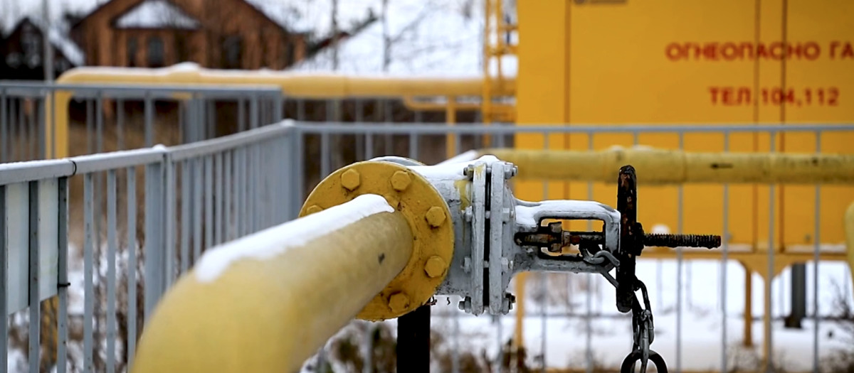 Imagen de una instalación de suministro de gas