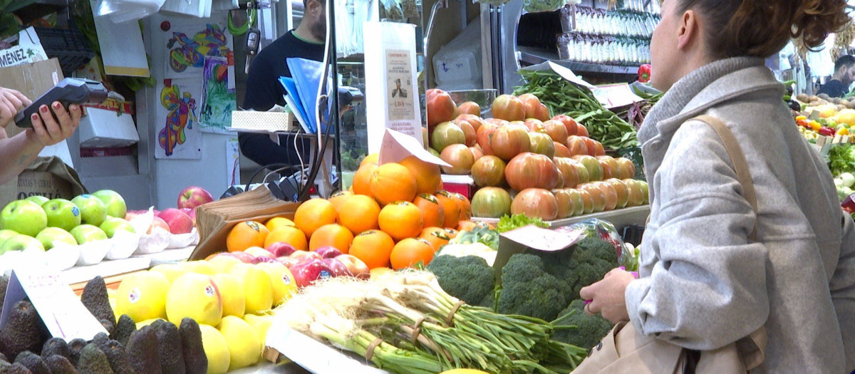 En noviembre, el alza de los precios de los alimentos frescos ha sido del 13,8 %