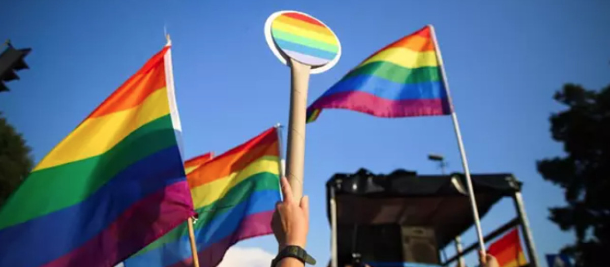 Imagen de archivo de una manifestación a favor de los derechos LGTBI