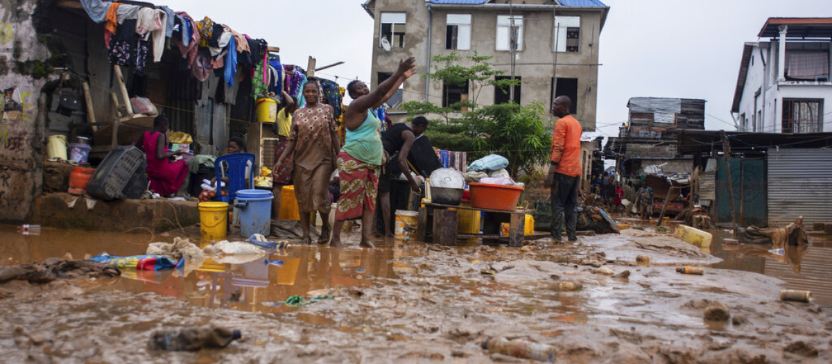 Imagen de las inundaciones en la República Democrática del Congo