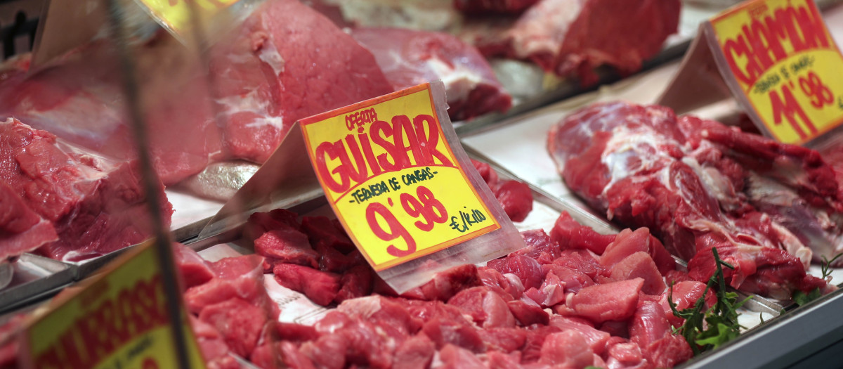 La carne de vacuno y porcino ha aumentado su precio un 13,2 %