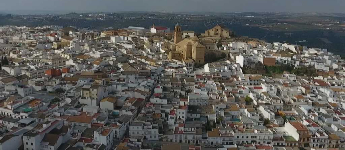Vista aérea de Montilla