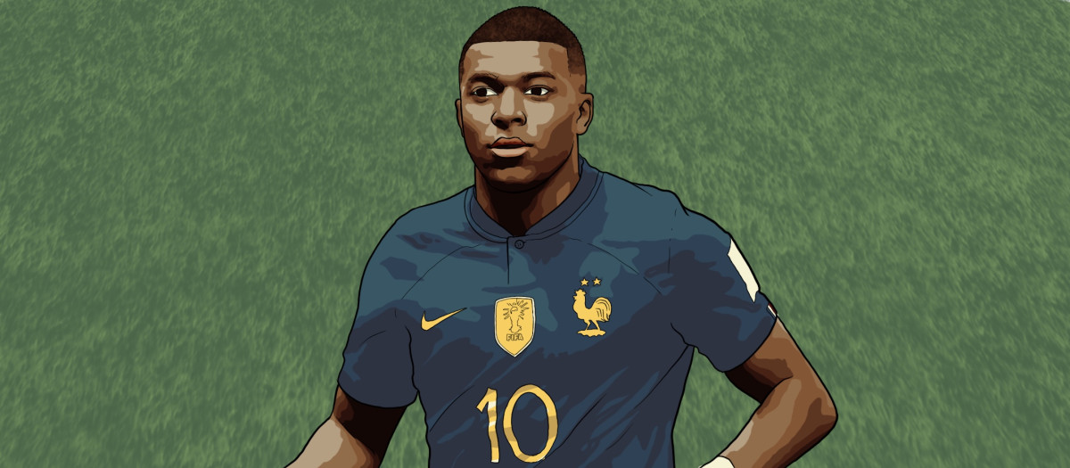 Ilustración Mbappé